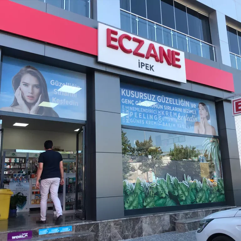 Işıklı eczane tabelası uygulaması